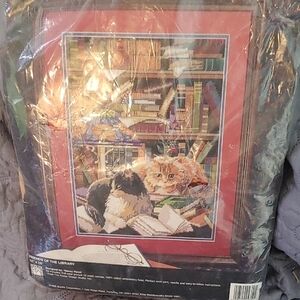 Bucilla 'Friends Of The Library' Needlecraft Kit Sz 12 In X 26 In